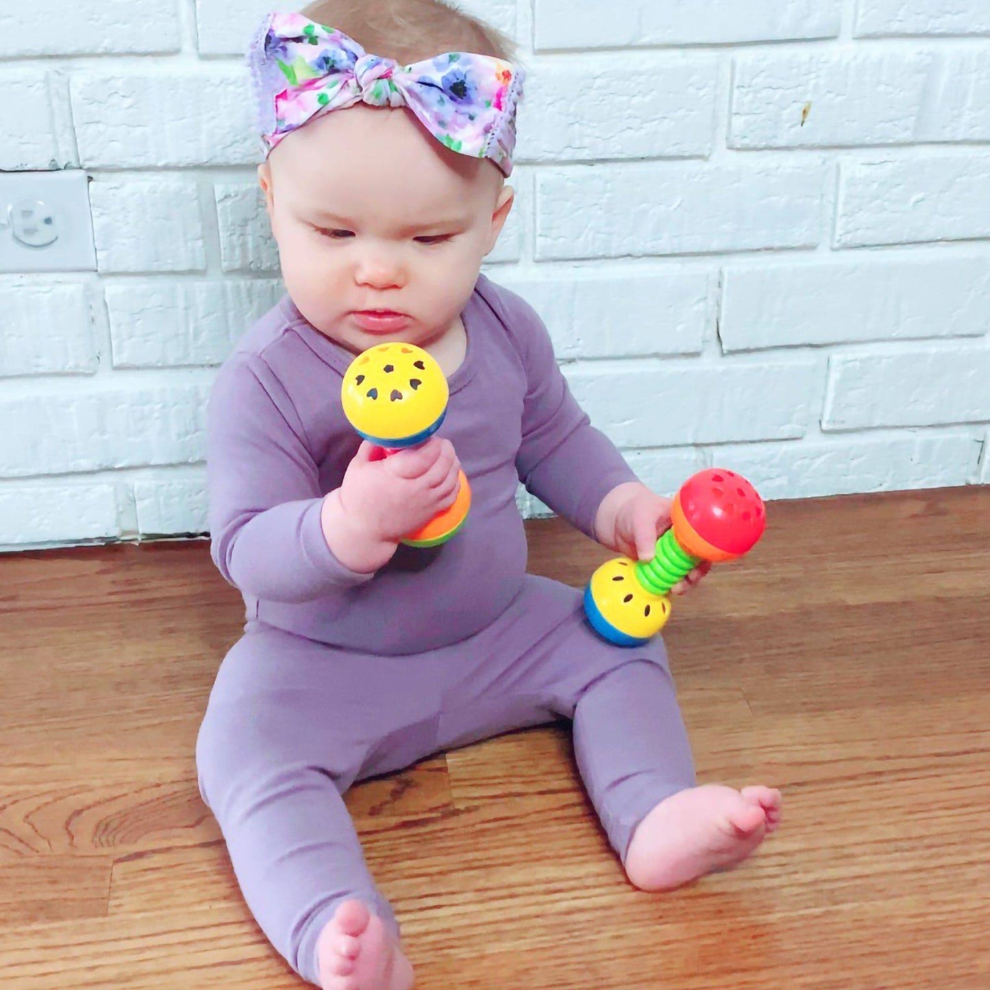 Discovery Toys Baby Barbells Rattle Set