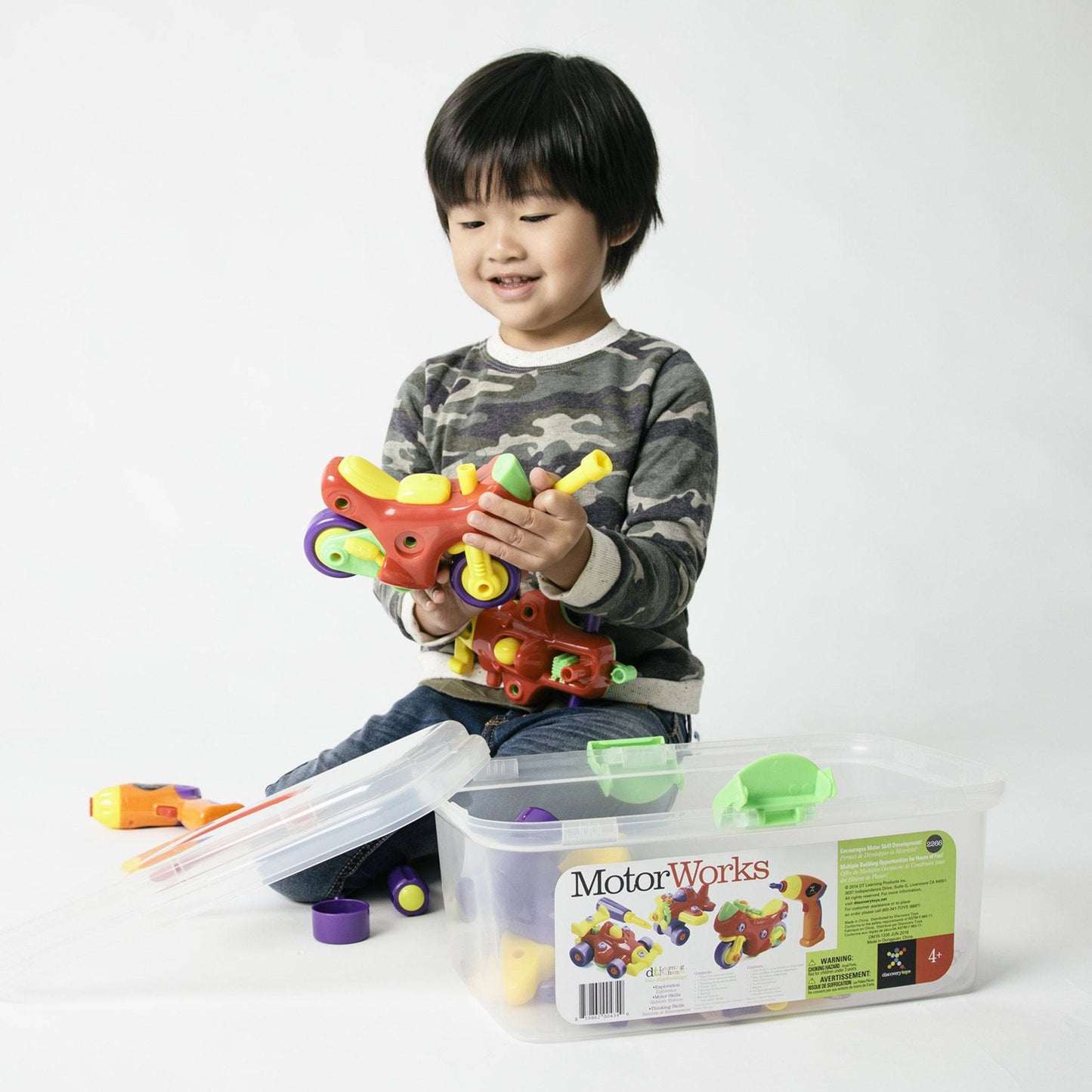 Discovery Toys Motor Works DIY Take-Apart Vehicles Set