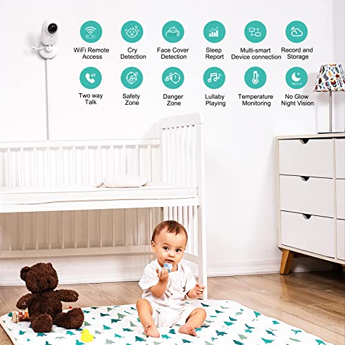 Look Look Baby - Smart Baby Monitor - 1080P HD Camera, Smartwatch Connectivity