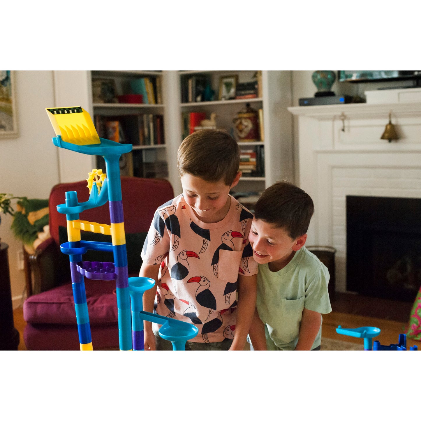 Discovery Toys Marbleworks Ultra Grand Prix Set Racing Marble Run