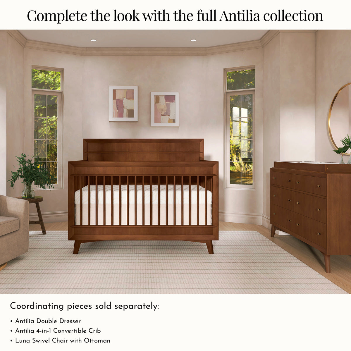 Evolur Antilia 3-Piece Classic Nursery Bundle