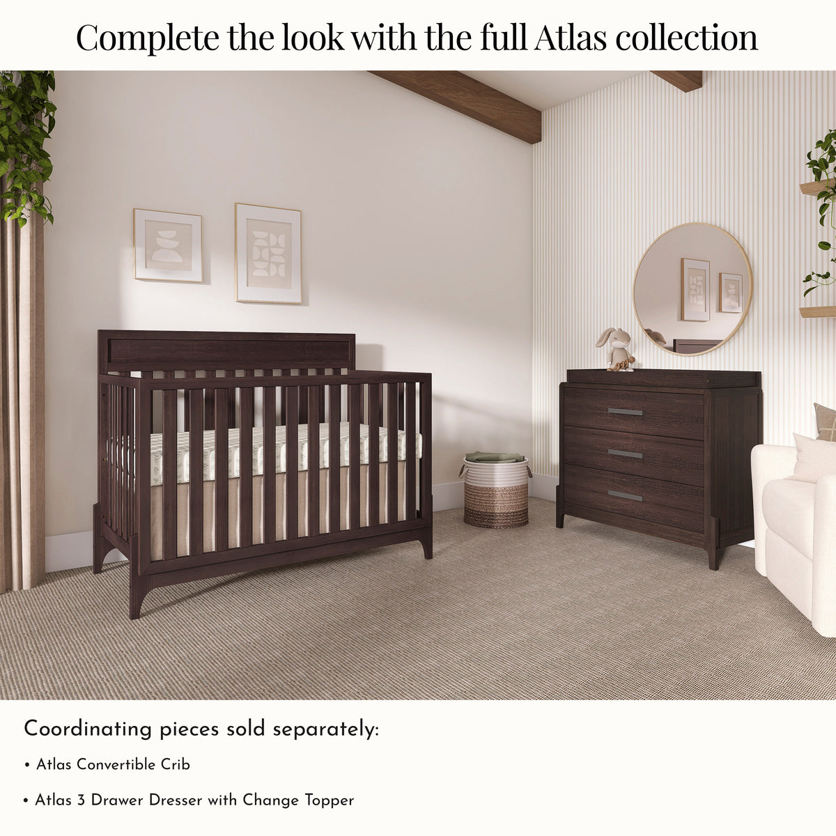 Evolur Atlas Nursery Dresser with Changing Tray