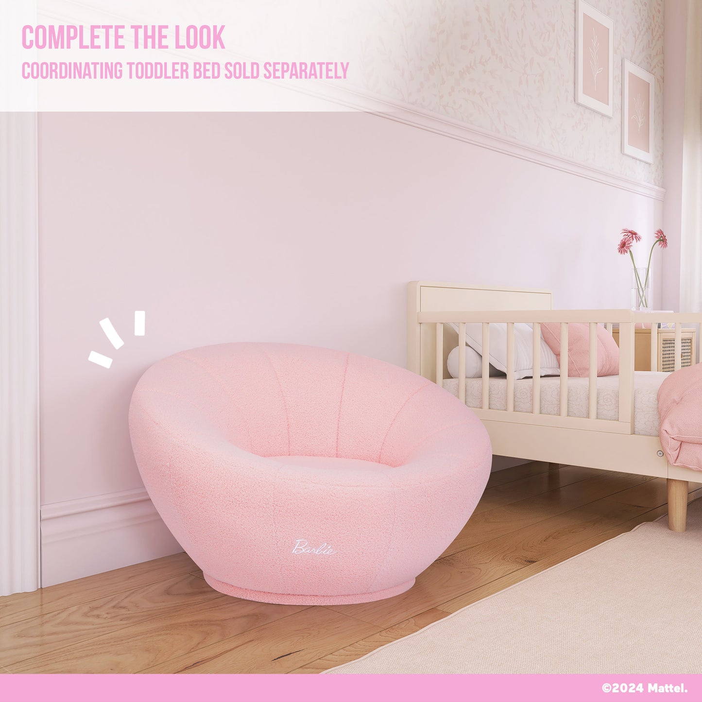 Barbie by Evolur I'm Unstoppable Kid's Couch
