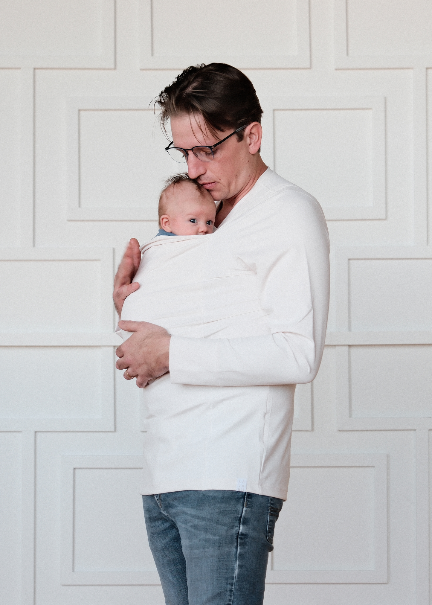 Lalabu Dad Shirt Baby Carrier Natural