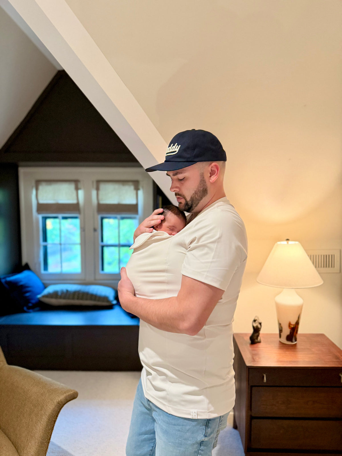 Lalabu Dad Shirt Baby Carrier Natural
