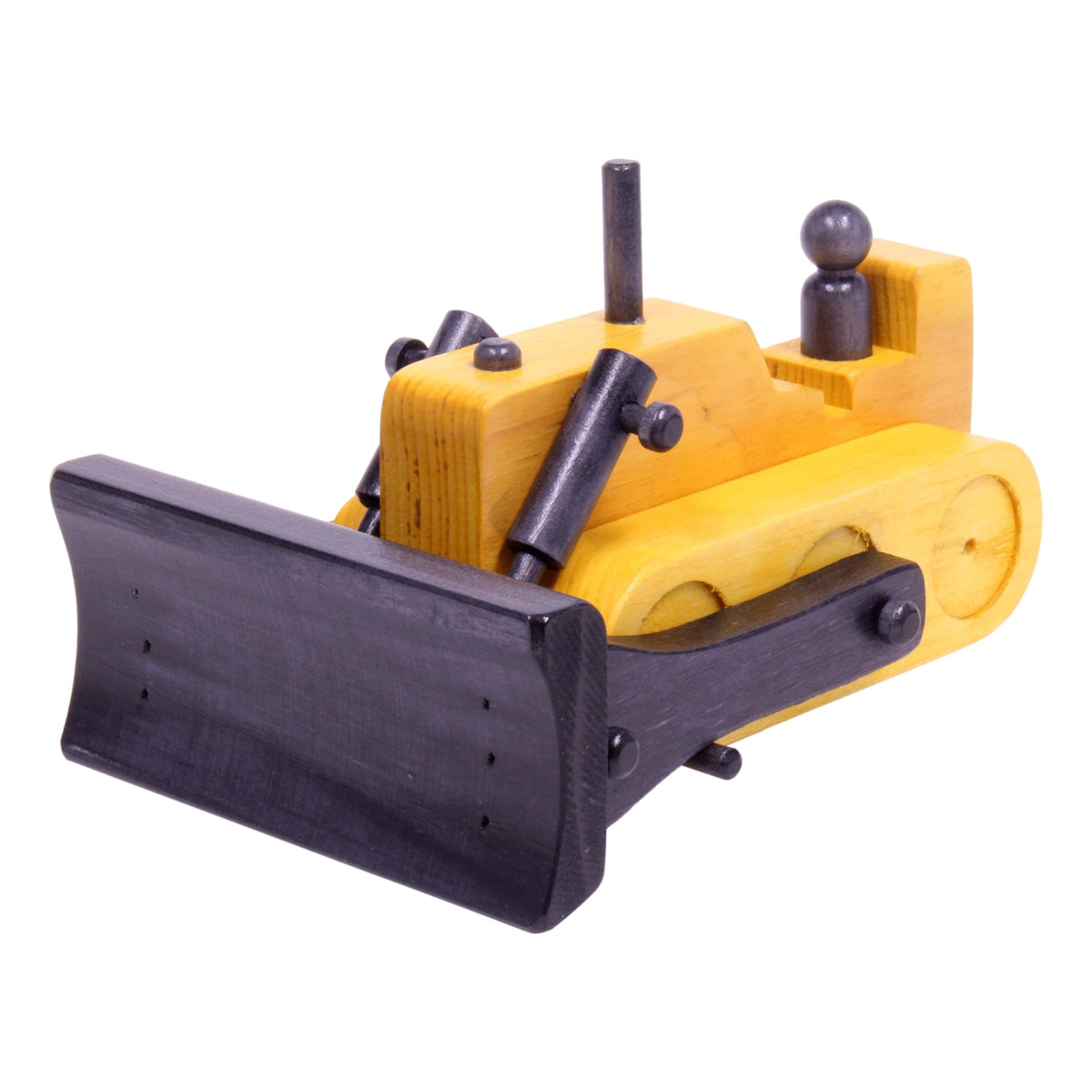 Amish Wooden Bulldozer Toy Child Safe Finish