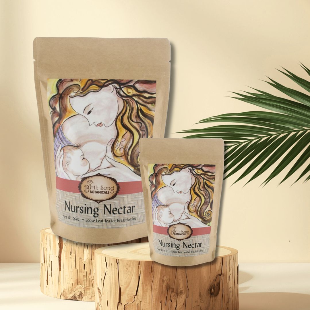 Birth Song Botanicals Co. Nursing Nectar Herbal Breastfeeding Tea For Healthy Breastmilk Supply