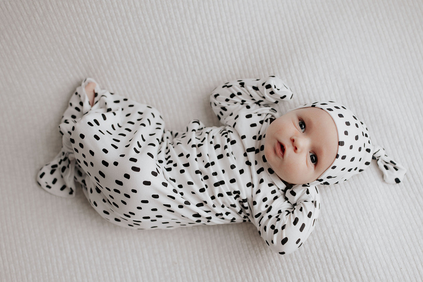 Polka Dot Newborn Hat