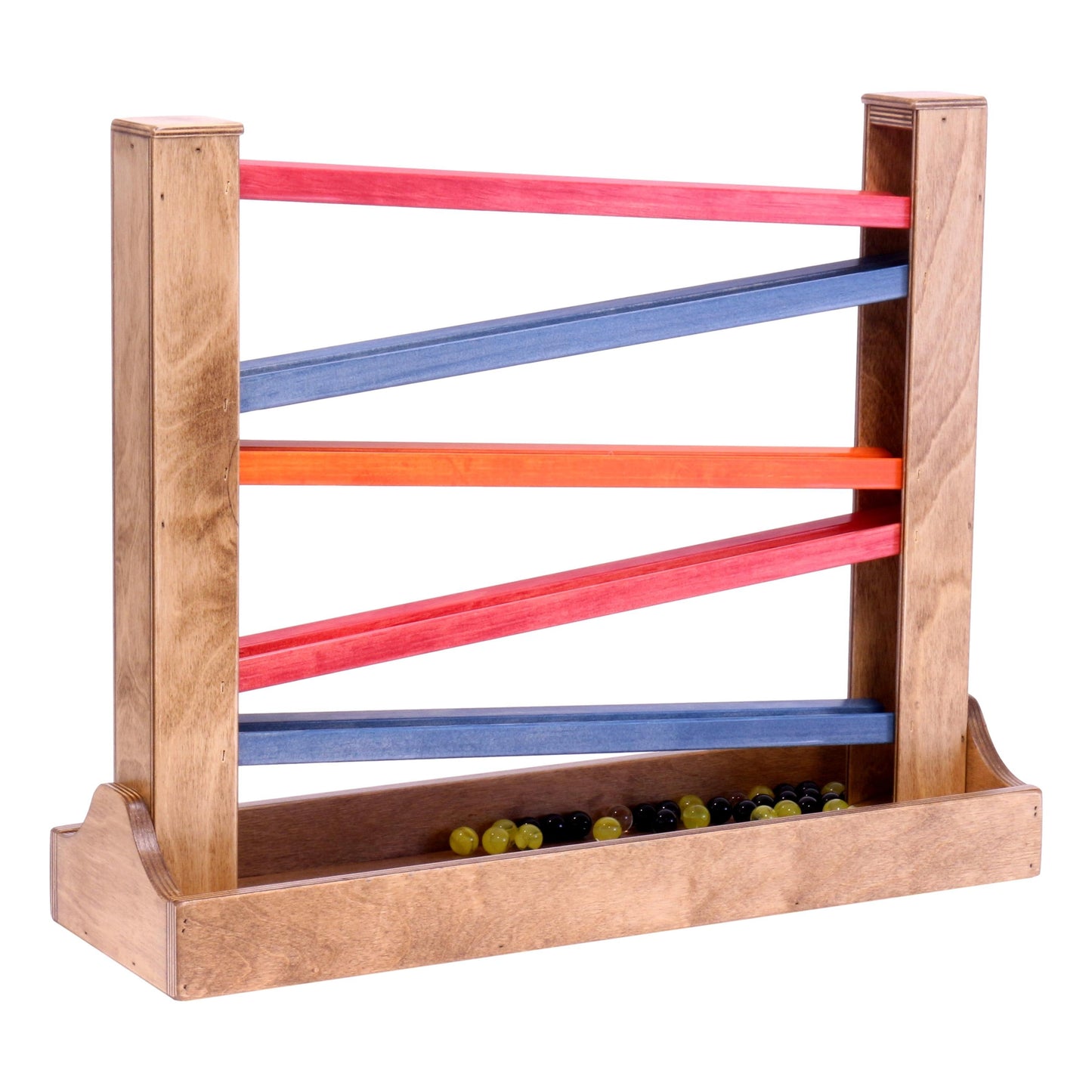 Amish Heirloom Marble Roller Wooden Toy - Child-Safe Finish