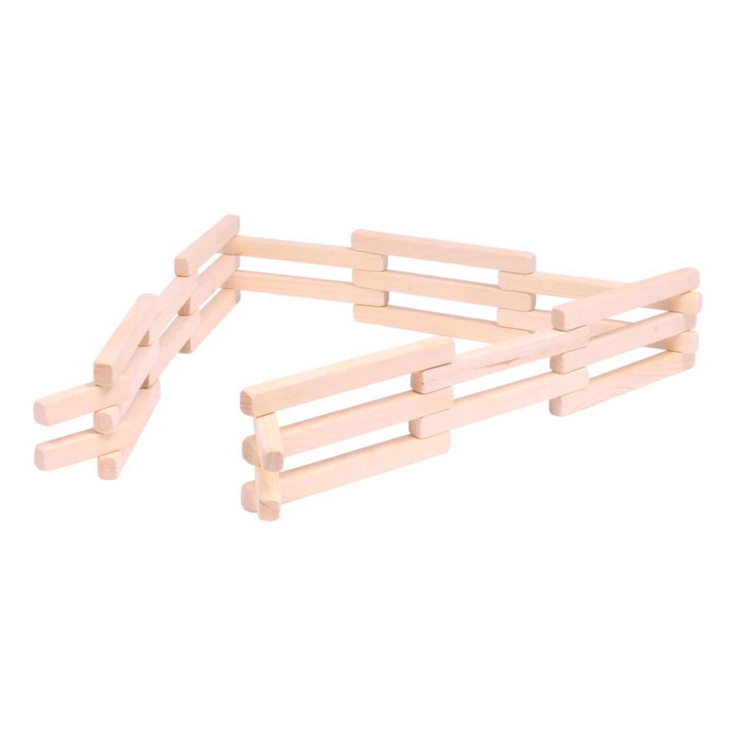 Amish Wooden Folding Corral Fence Toy, 68" Long, Quality
