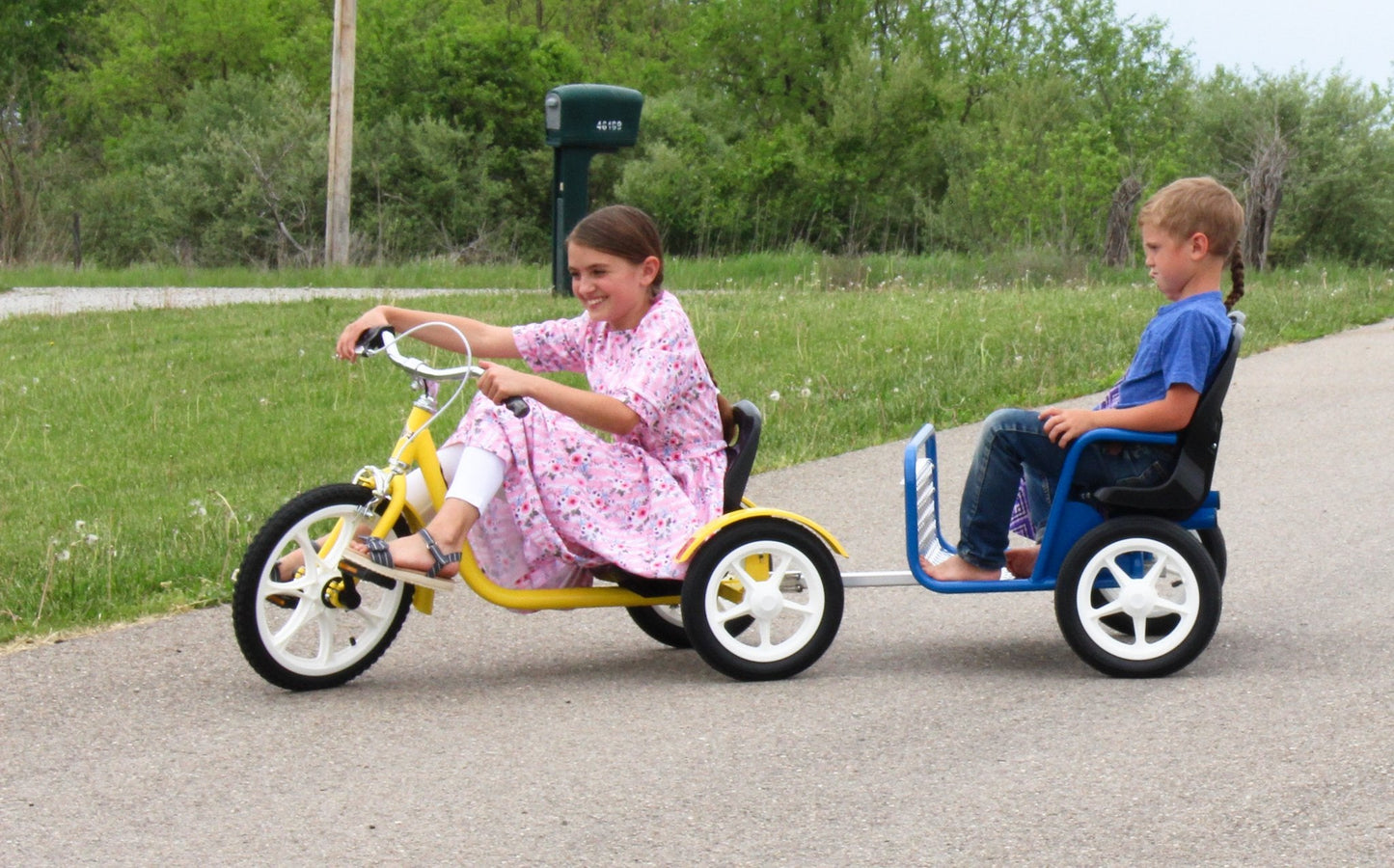 Amish Groffdale Chopper Kid's Deluxe Trike With Handbrake,