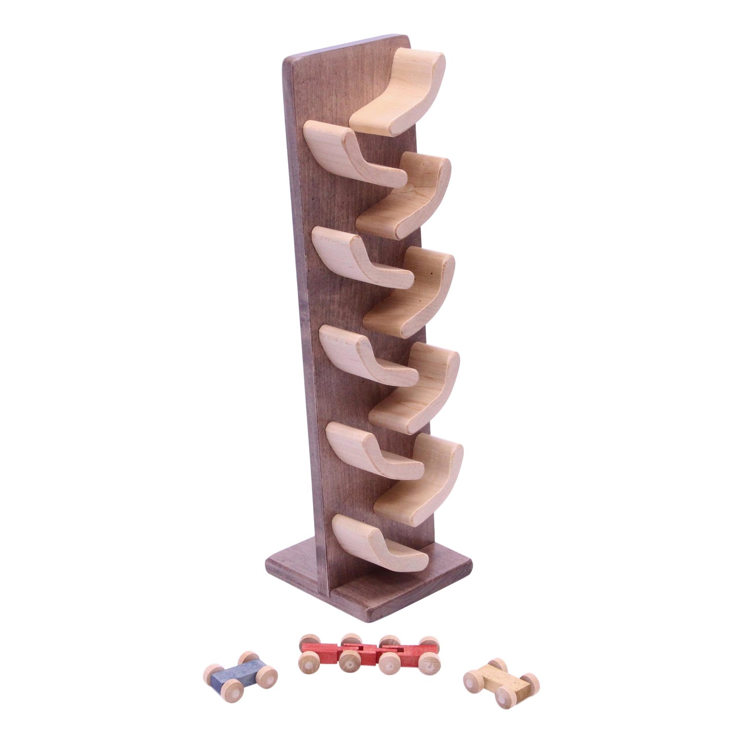 Amish Mini Car Roller Wooden Toy Pack of Cars Included