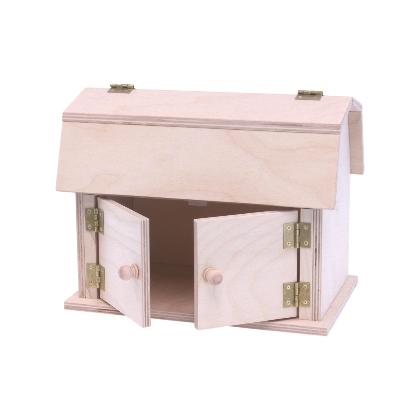 Amish Mini Wooden Barn Toy Hip Roof Barn Design