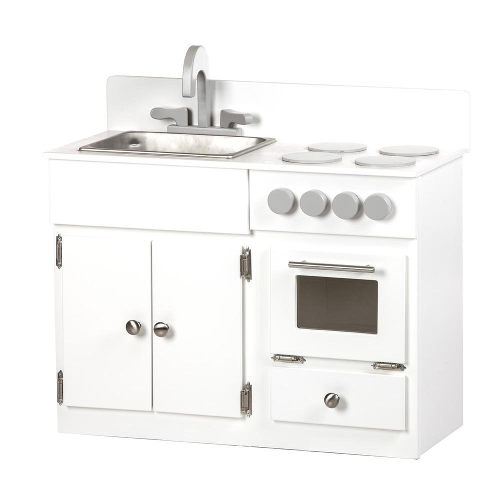 Amish Child's Wooden Stove and Sink Combo Playset Toy