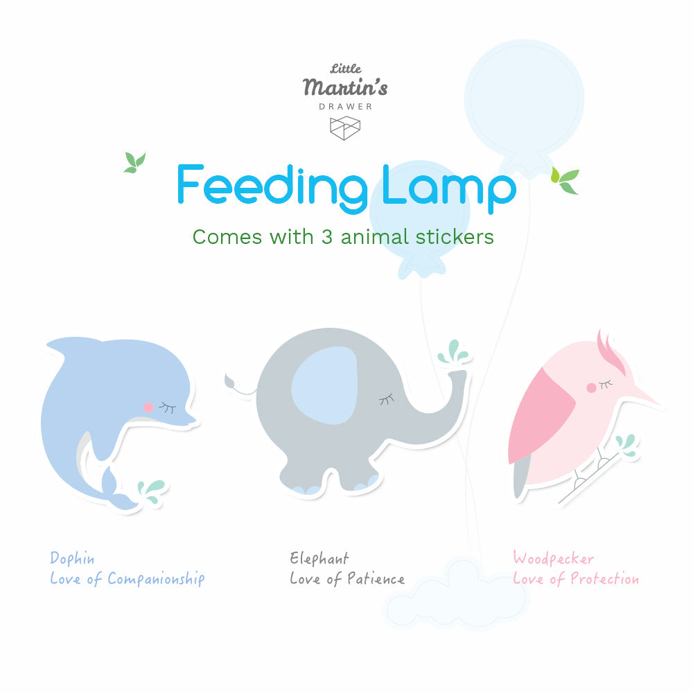 Little Martin’s Night Light for Baby Breastfeeding (Blue/Pink)