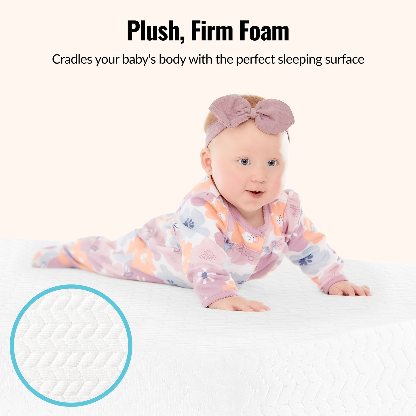Dream On Me Baby ZZZ 5 Inch Foam Crib & Toddler Bed Mattress