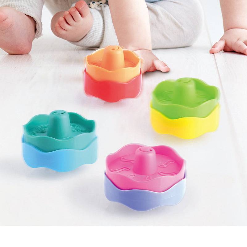 Discovery Toys Stack & Spin Spinning Tops Educational Toy