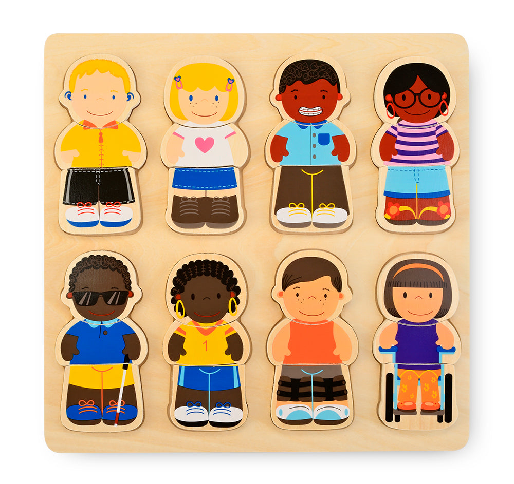Discovery Toys We All Belong Chunky Diversity Inclusive Wood Puzzle