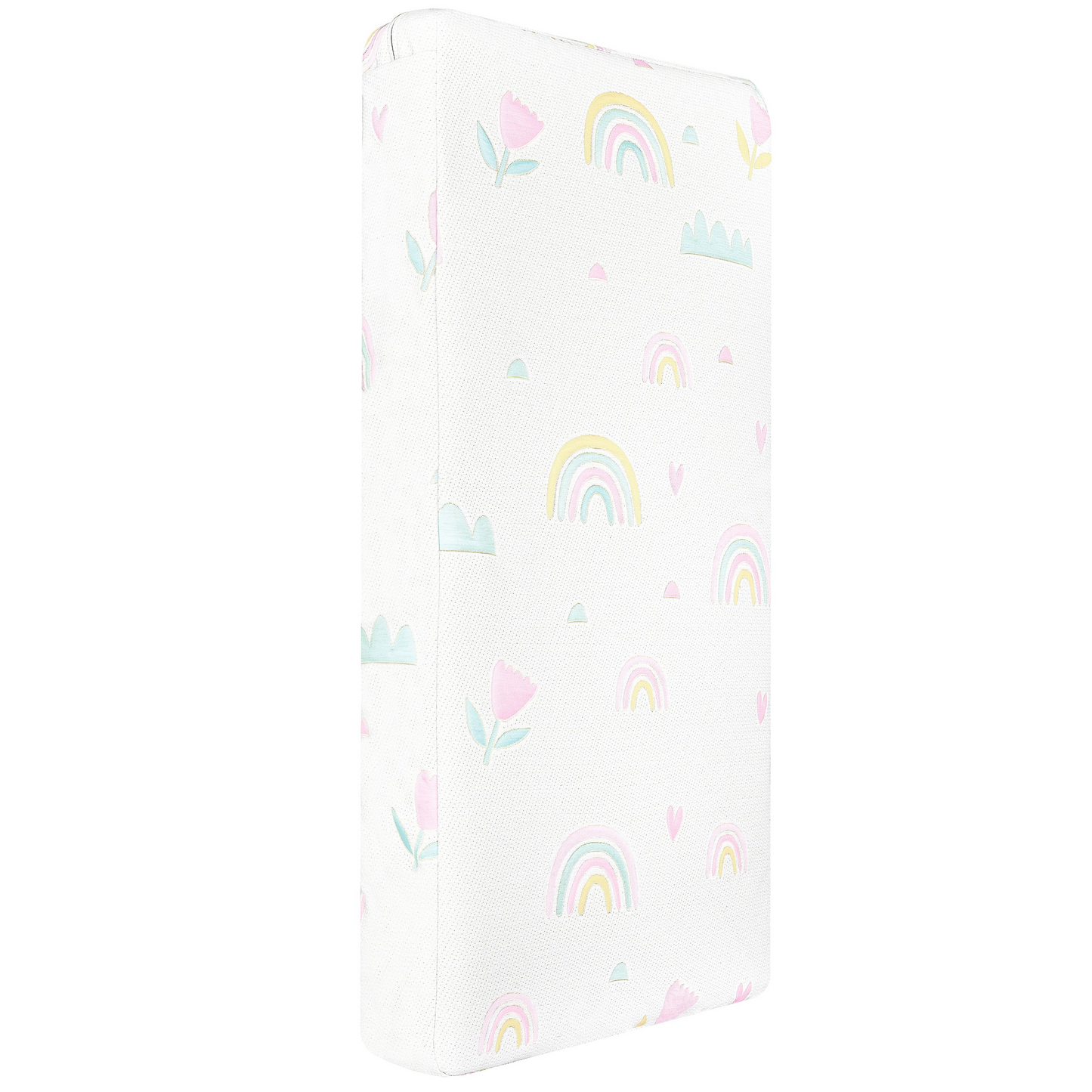 Dream On Me Coil Inner Spring Over The Rainbow Crib & Toddler Mattress