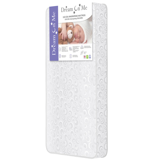 Dream On Me Juniper Ultra Coil Inner Spring Standard Crib & Toddler Bed Mattress