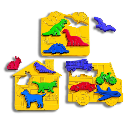 Discovery Toys Puzzle Play Trays Sensory Learning Set
