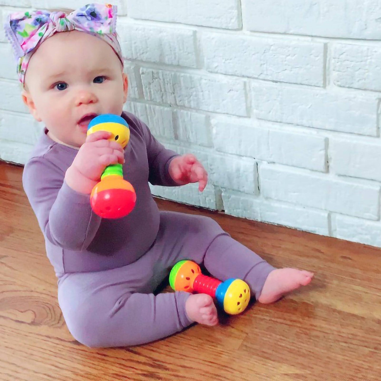 Discovery Toys Baby Barbells Rattle Set