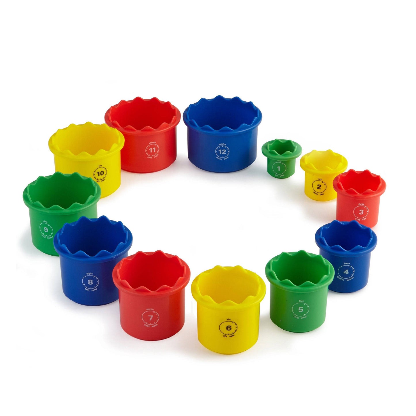 Discovery Toys Measure Up! Cups Stack & Learn Set