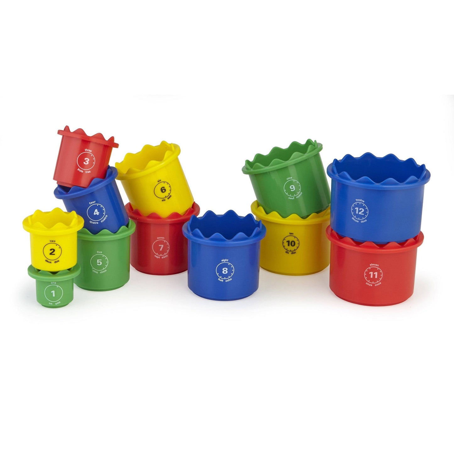 Discovery Toys Measure Up! Cups Stack & Learn Set