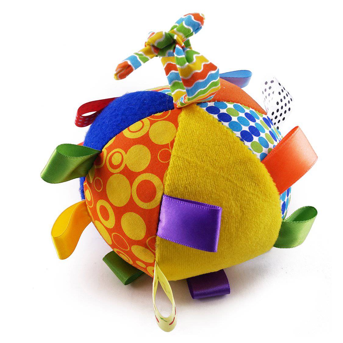 Discovery Toys Rainbow Ribbons Plush Infant Sensory Toy