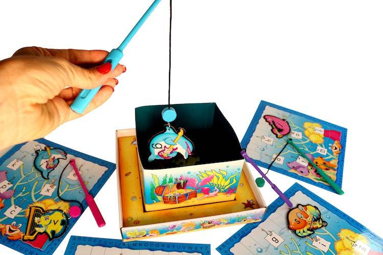 Discovery Toys Ab Seas Magnetic Alphabet Fishing Game