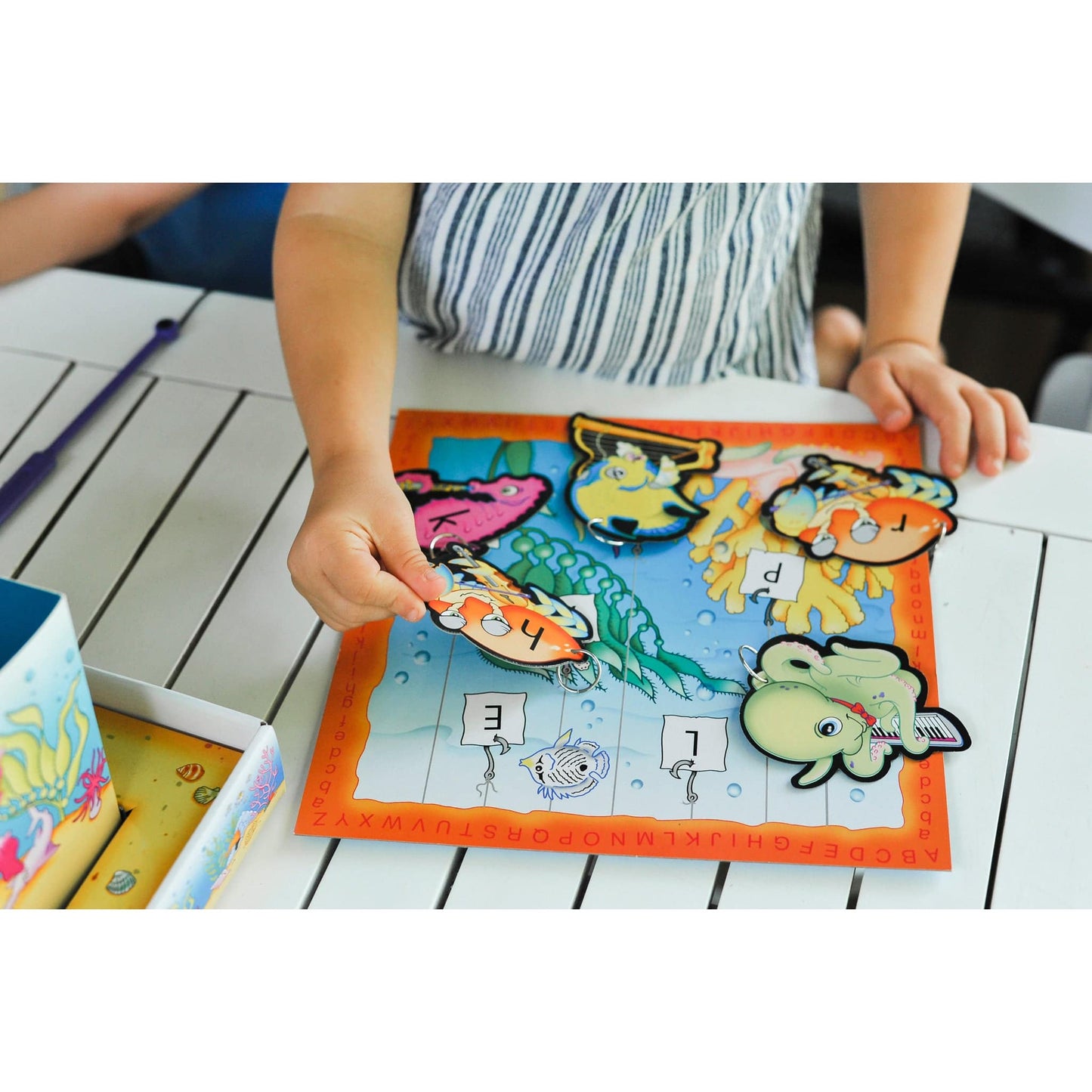 Discovery Toys Ab Seas Magnetic Alphabet Fishing Game