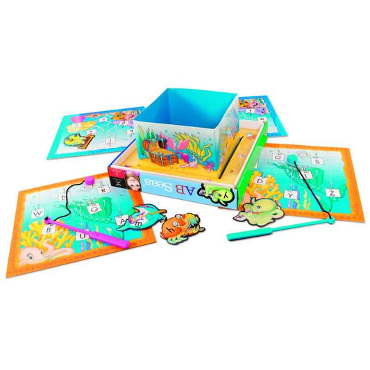 Discovery Toys Ab Seas Magnetic Alphabet Fishing Game