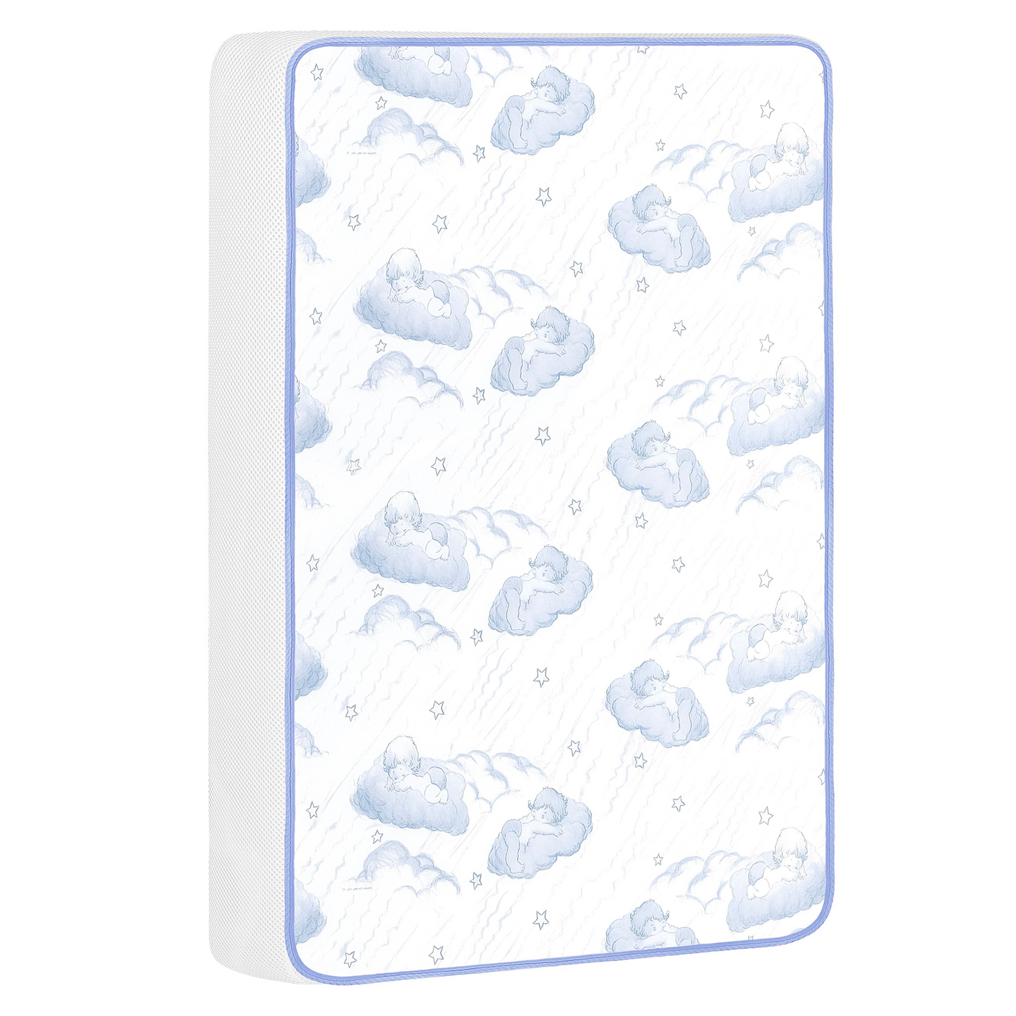 Dream On Me Star-Burst 3" Spring Coil Portable Mini Crib Mattress