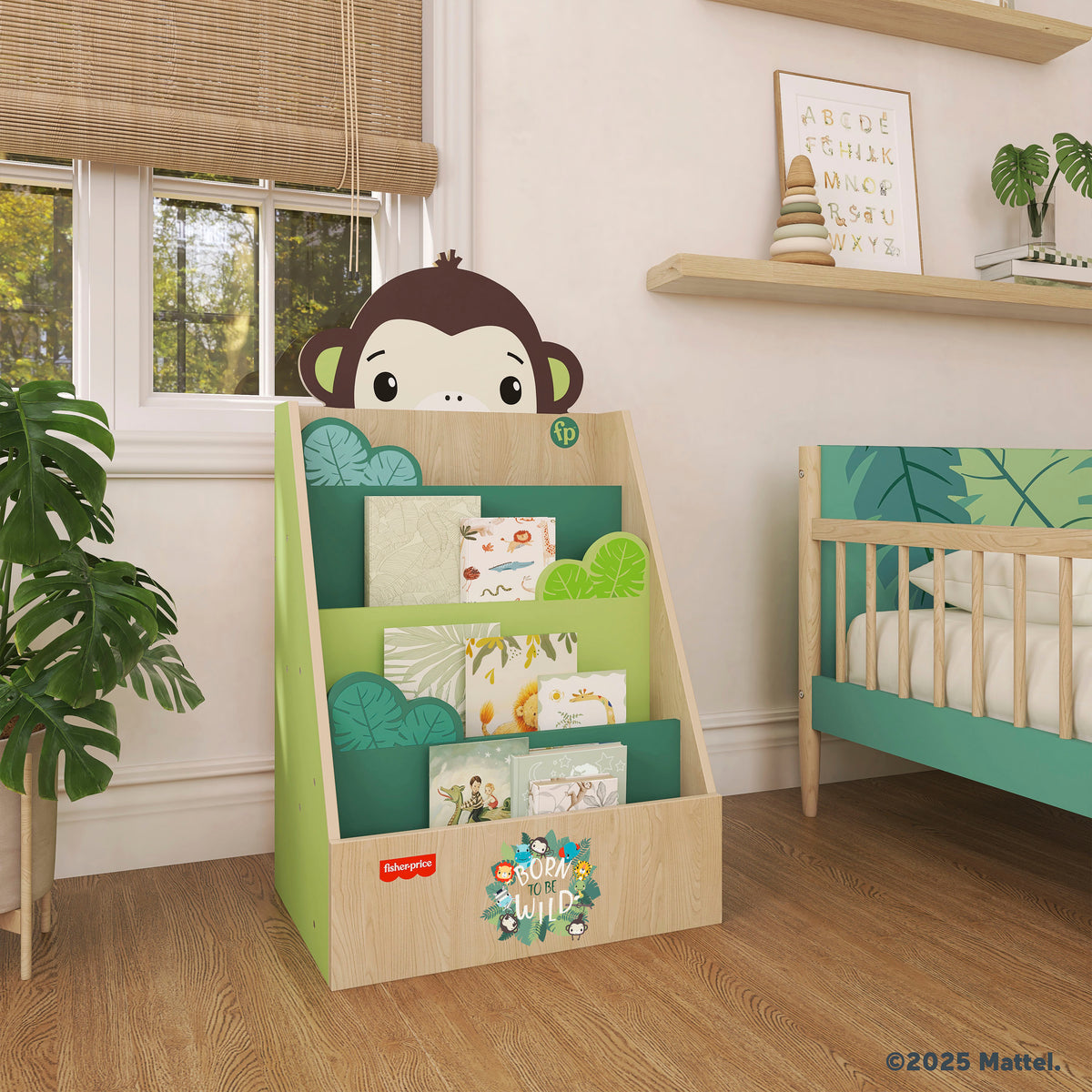 Fisher-Price By Dream On Me Fauna Collection Go Bananas Bookcase
