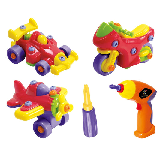 Discovery Toys Motor Works DIY Take-Apart Vehicles Set
