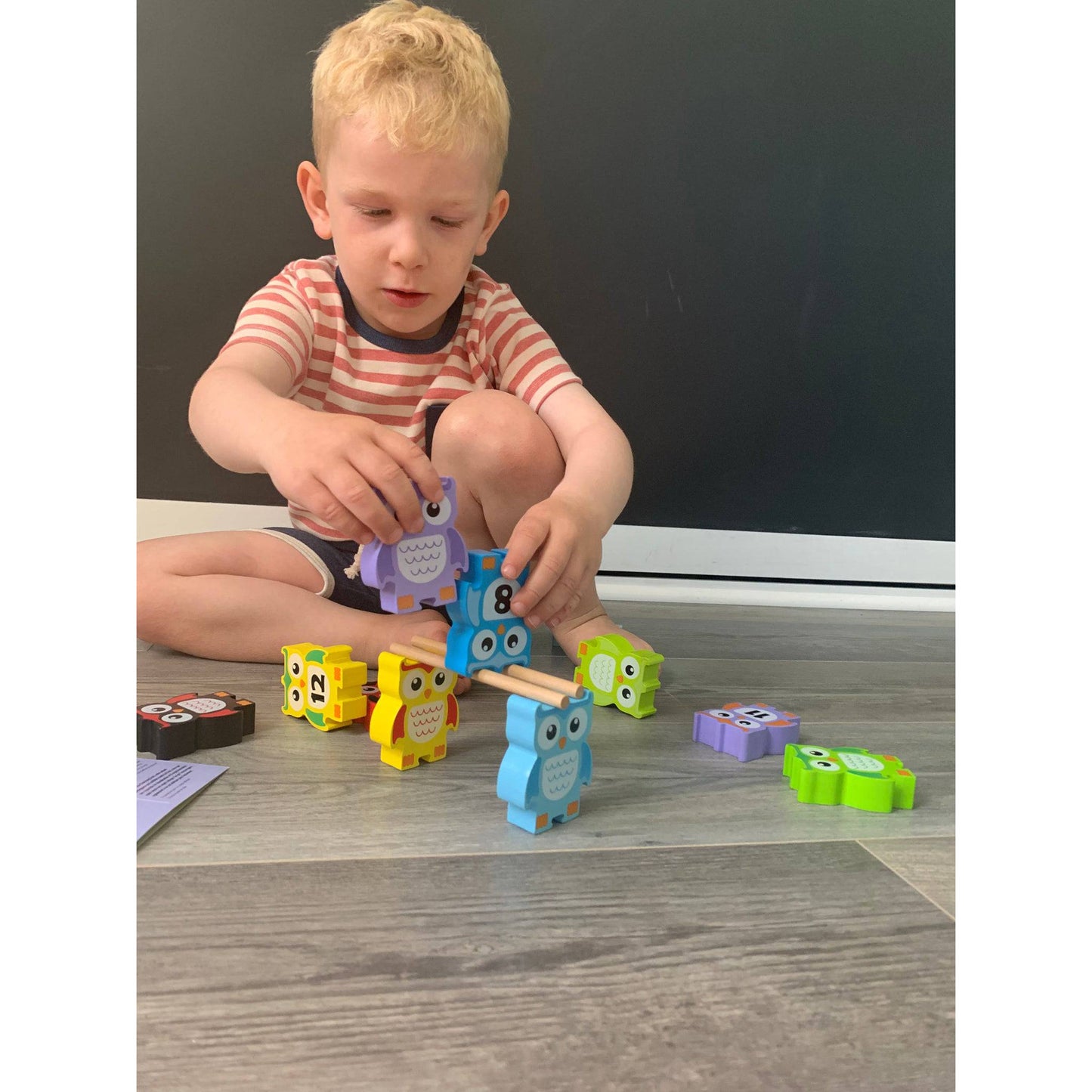Discovery Toys Stacking Owls Wood Balance Challenge