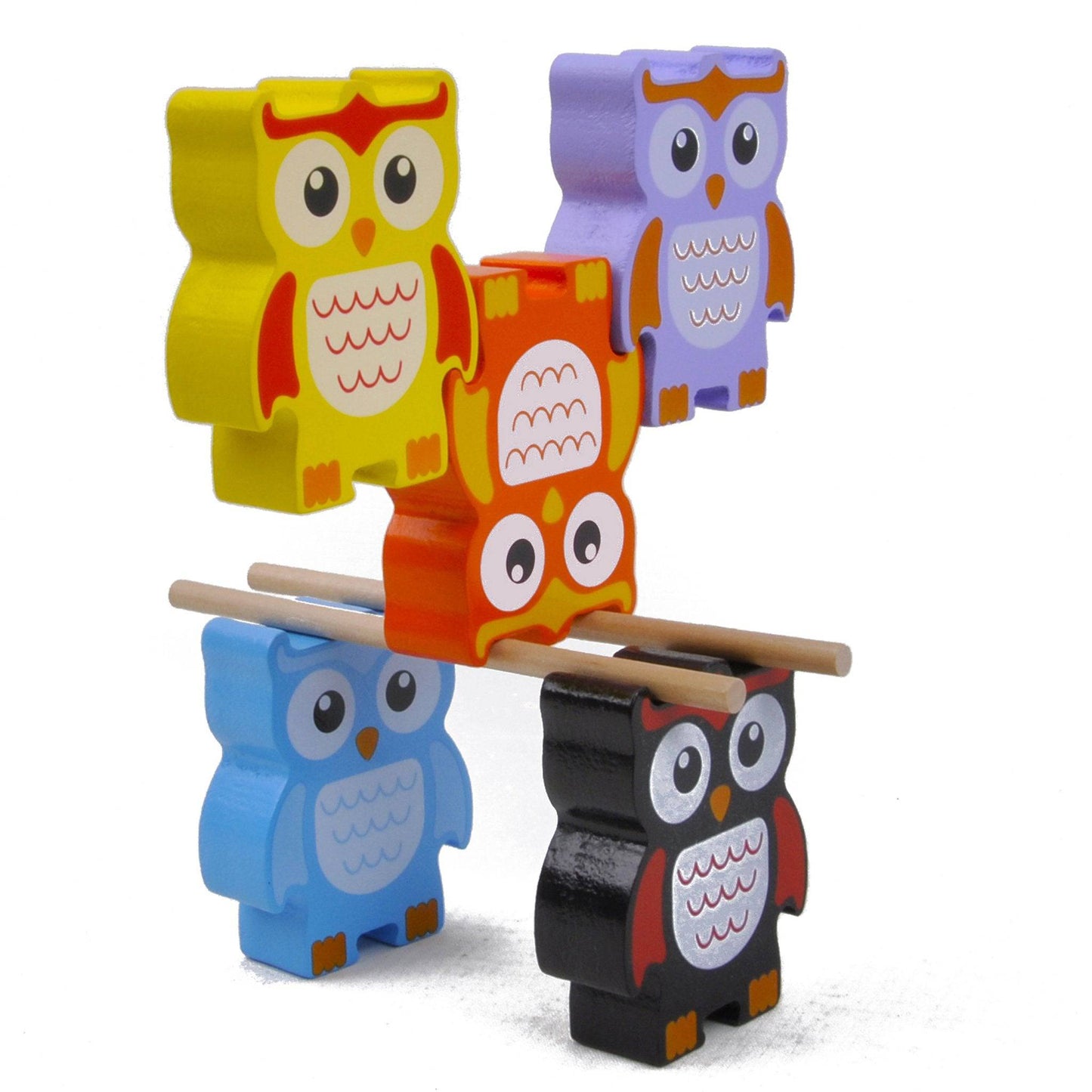 Discovery Toys Stacking Owls Wood Balance Challenge