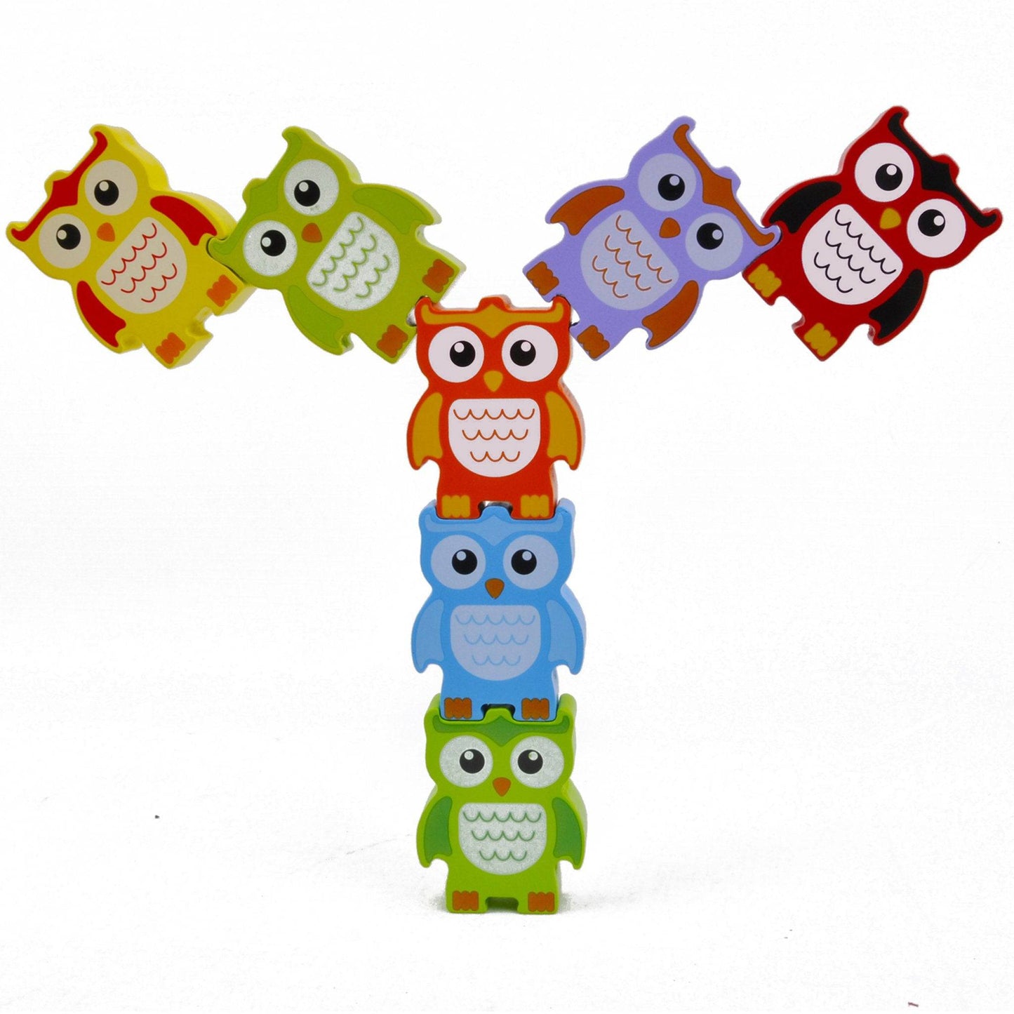 Discovery Toys Stacking Owls Wood Balance Challenge