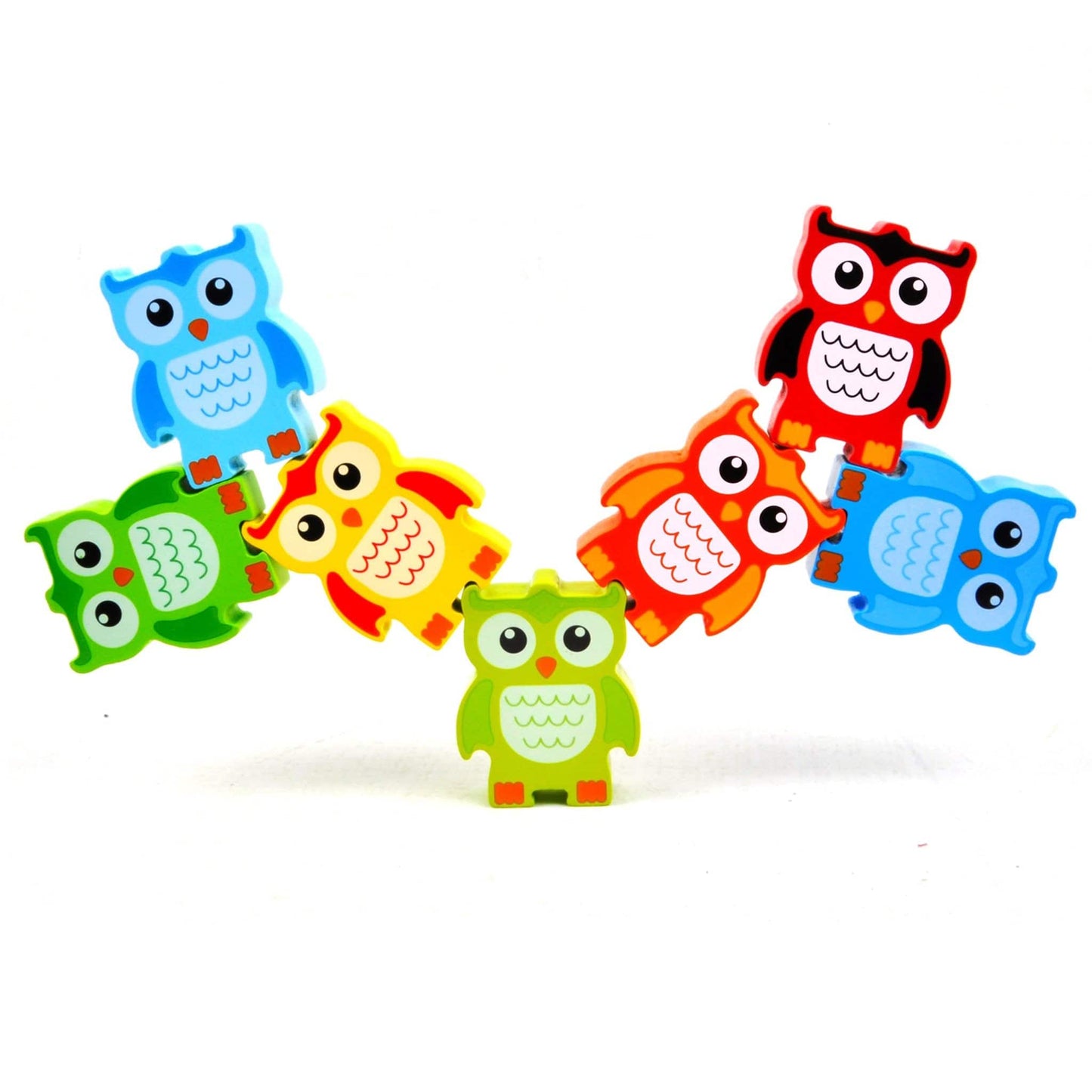 Discovery Toys Stacking Owls Wood Balance Challenge