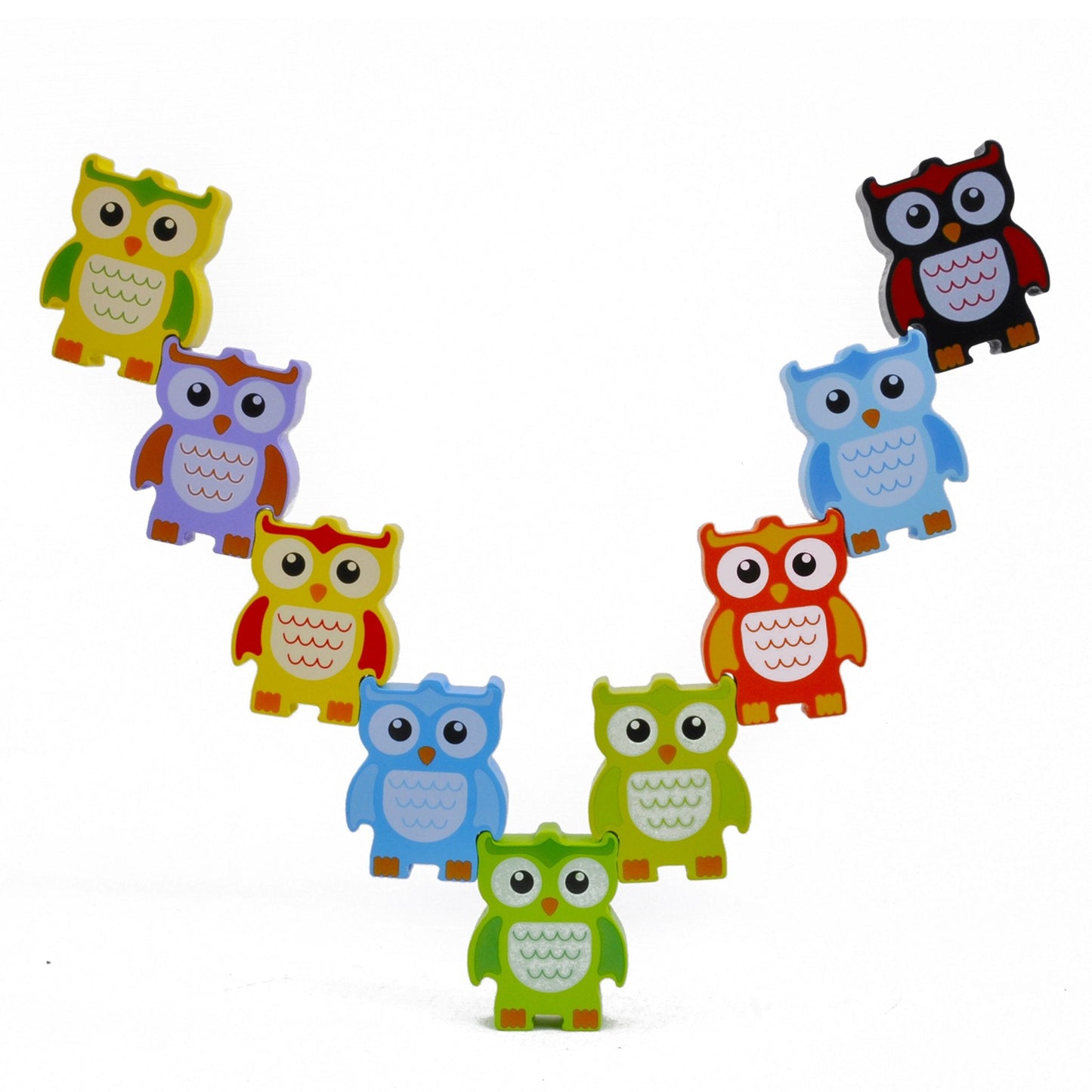 Discovery Toys Stacking Owls Wood Balance Challenge