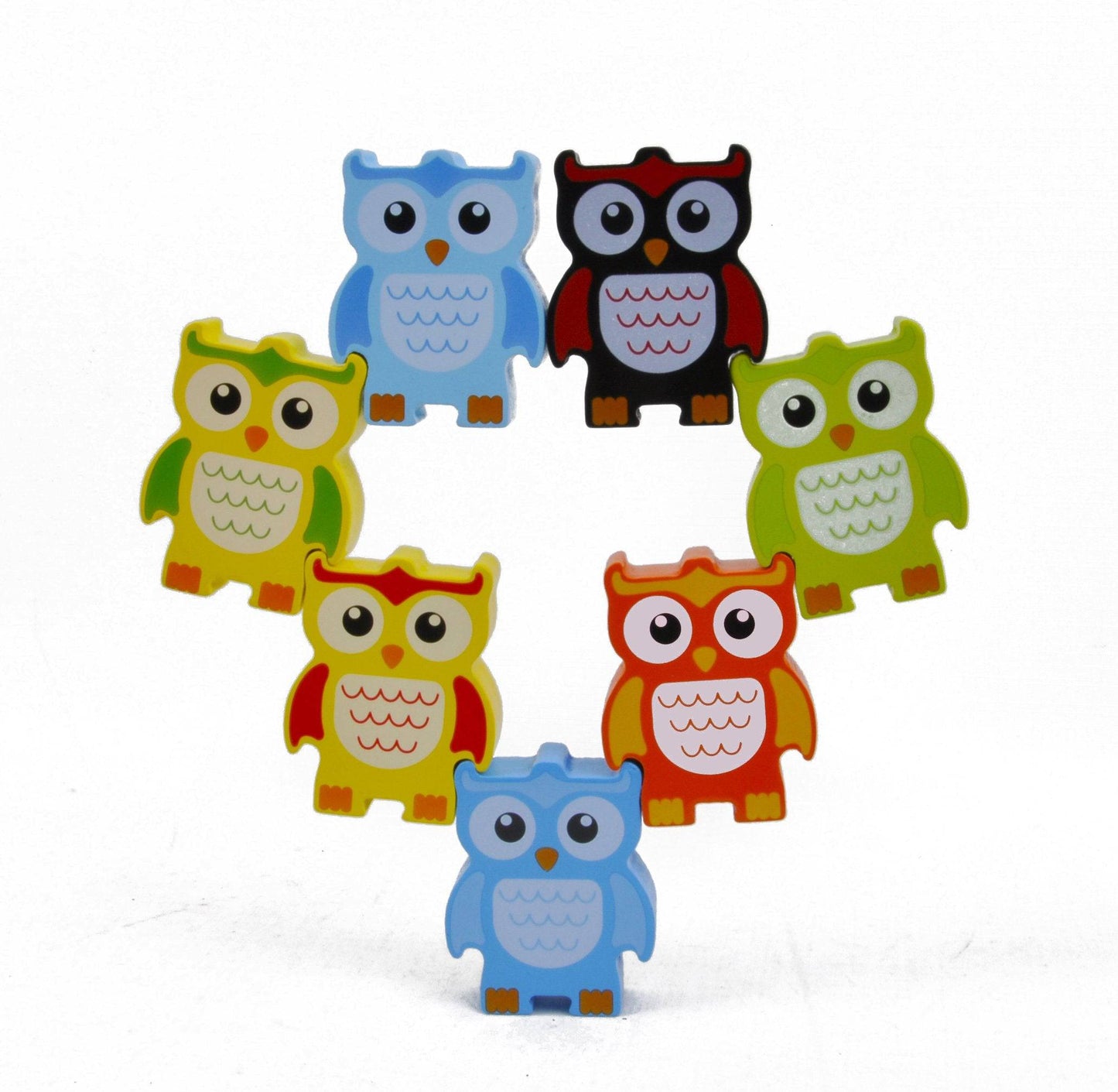 Discovery Toys Stacking Owls Wood Balance Challenge