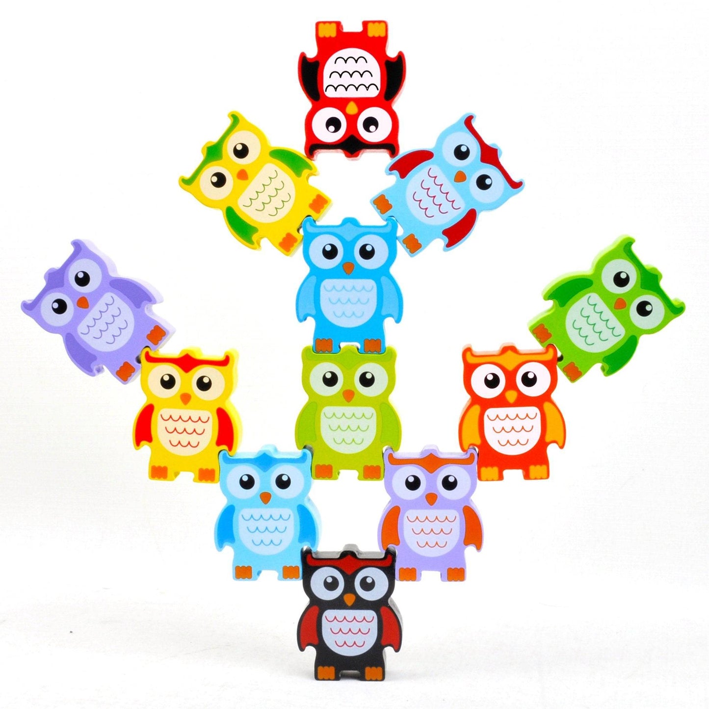 Discovery Toys Stacking Owls Wood Balance Challenge