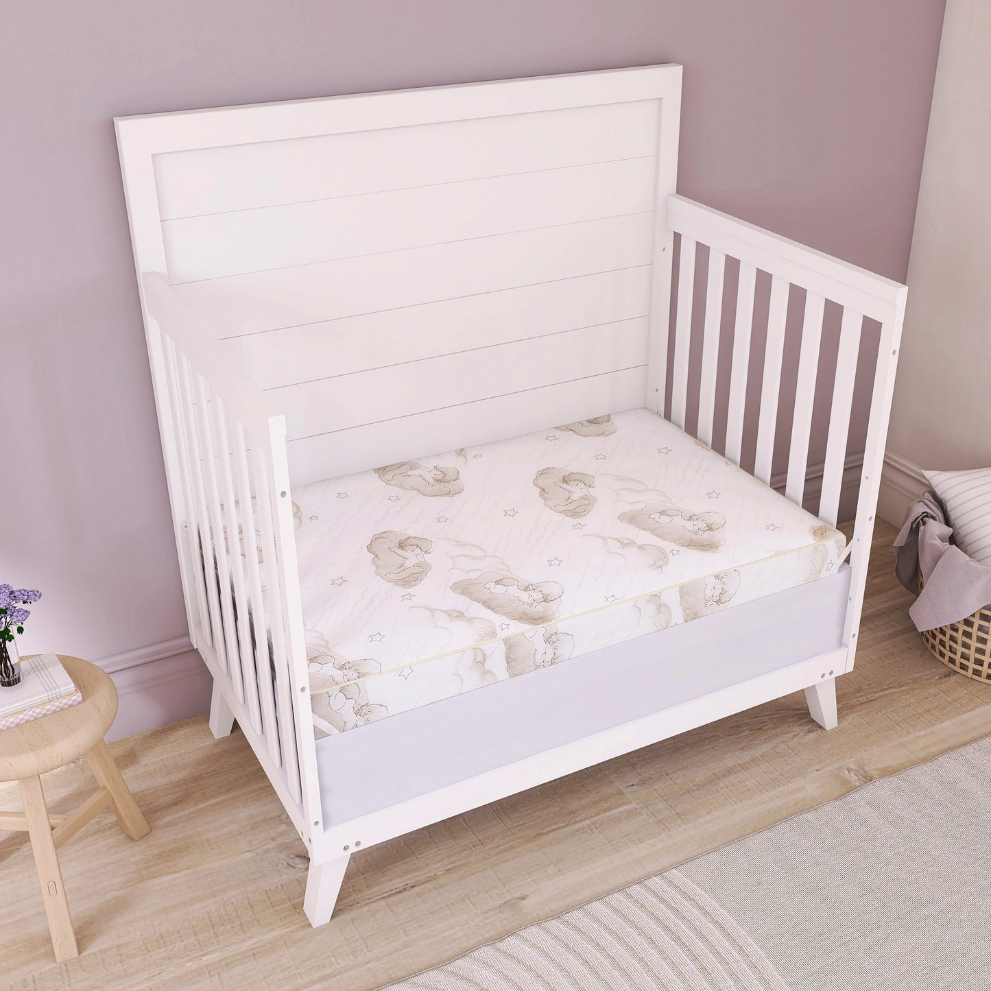 Dream On Me Iris 3" Spring Coil Portable Mini Crib Mattress