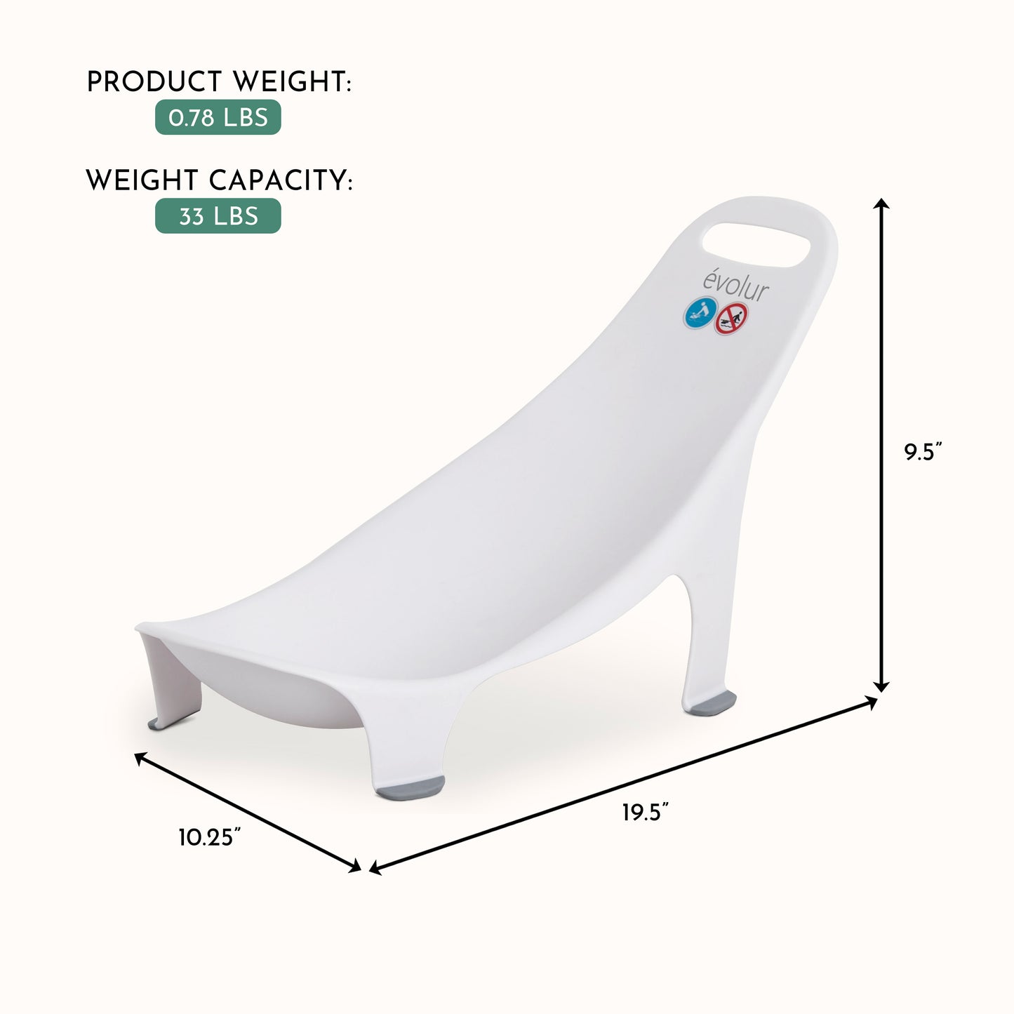 Evolur Supple Baby bath hammock
