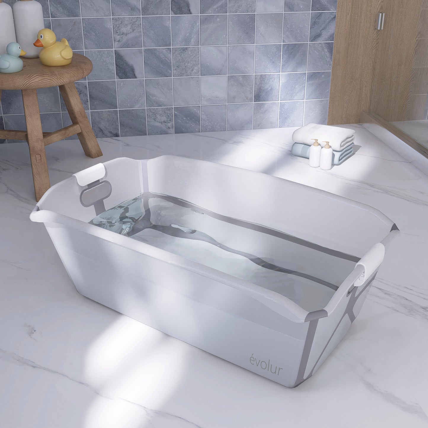 Evolur Supple Baby Spa Bath Tub