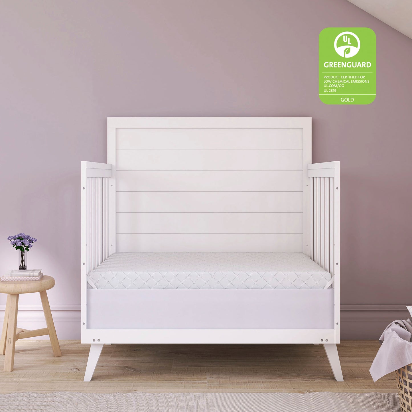 Dream On Me Sunset 3 Inch Extra Firm Fiber Portable Crib Mattress