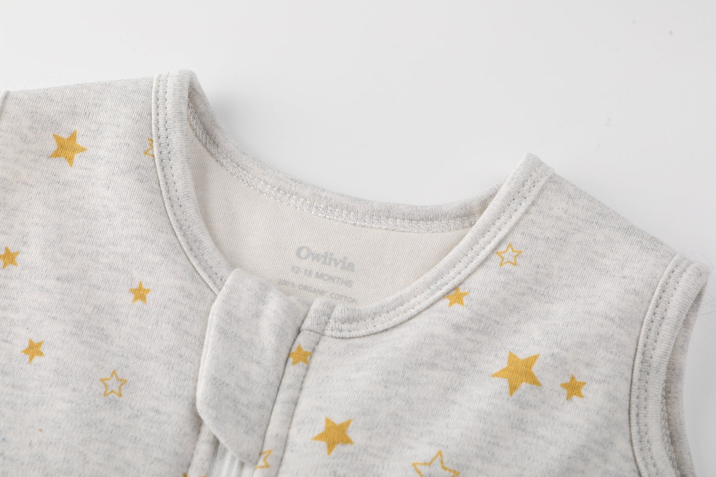 100% Organic Cotton 2.5tog Sleep Sack - Golden Star