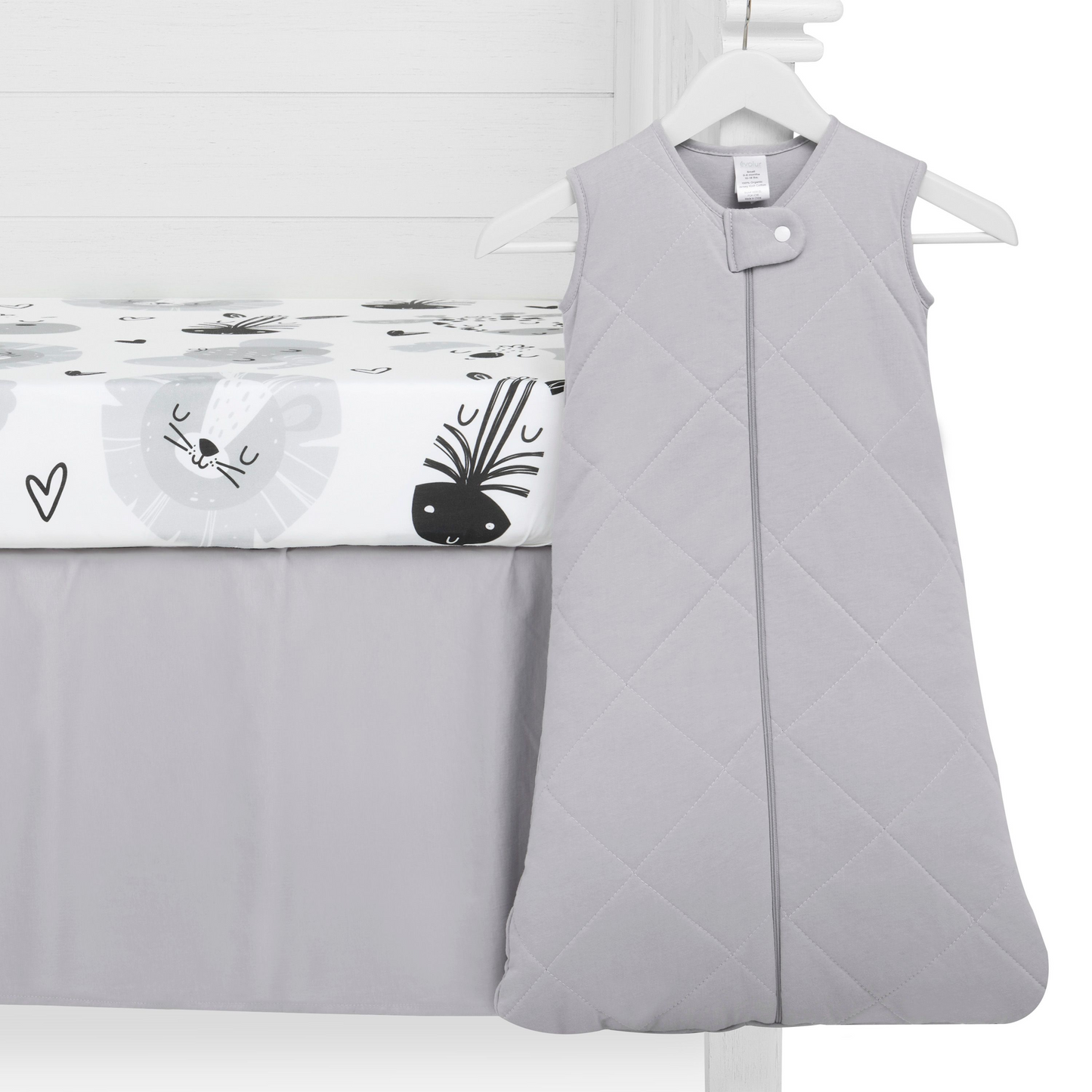 Evolur Zoo Love 3 pc Crib Set