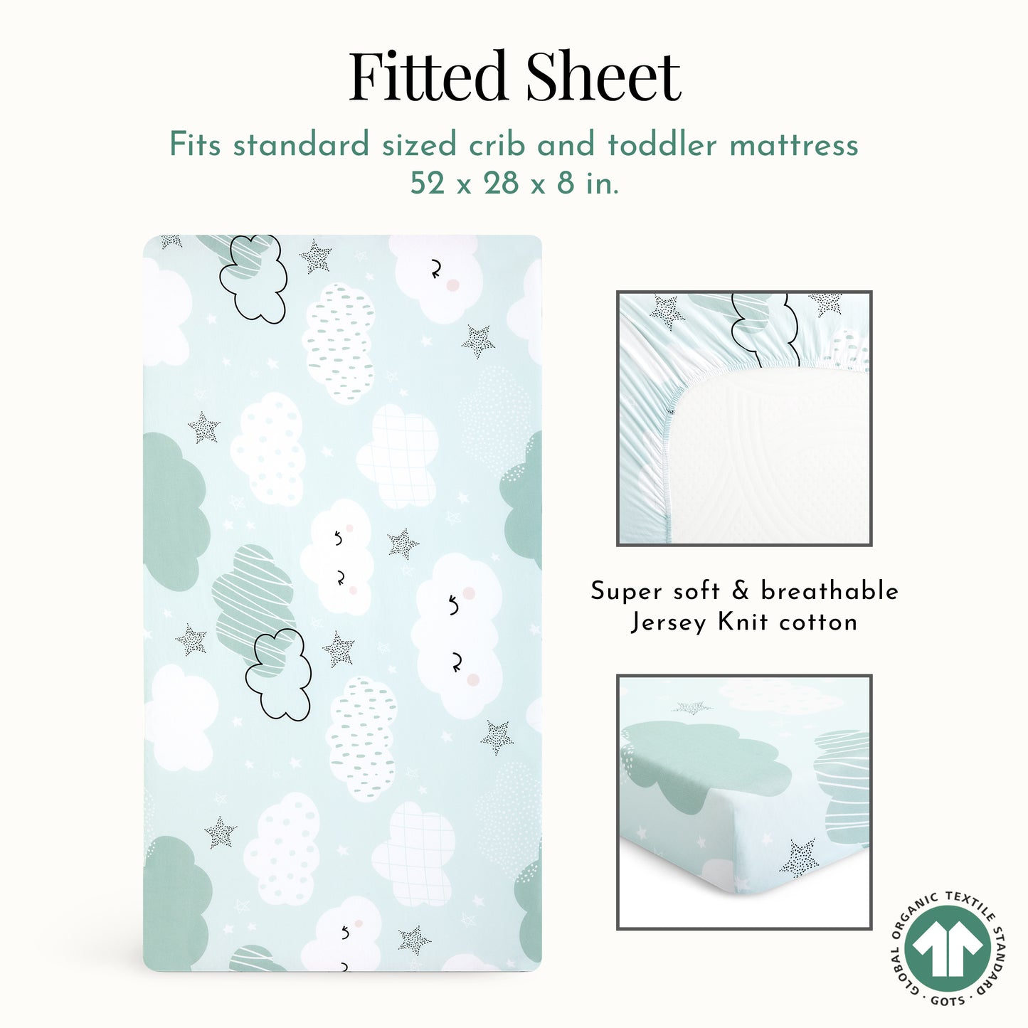 Evolur Dreamer 3 pc Crib Set