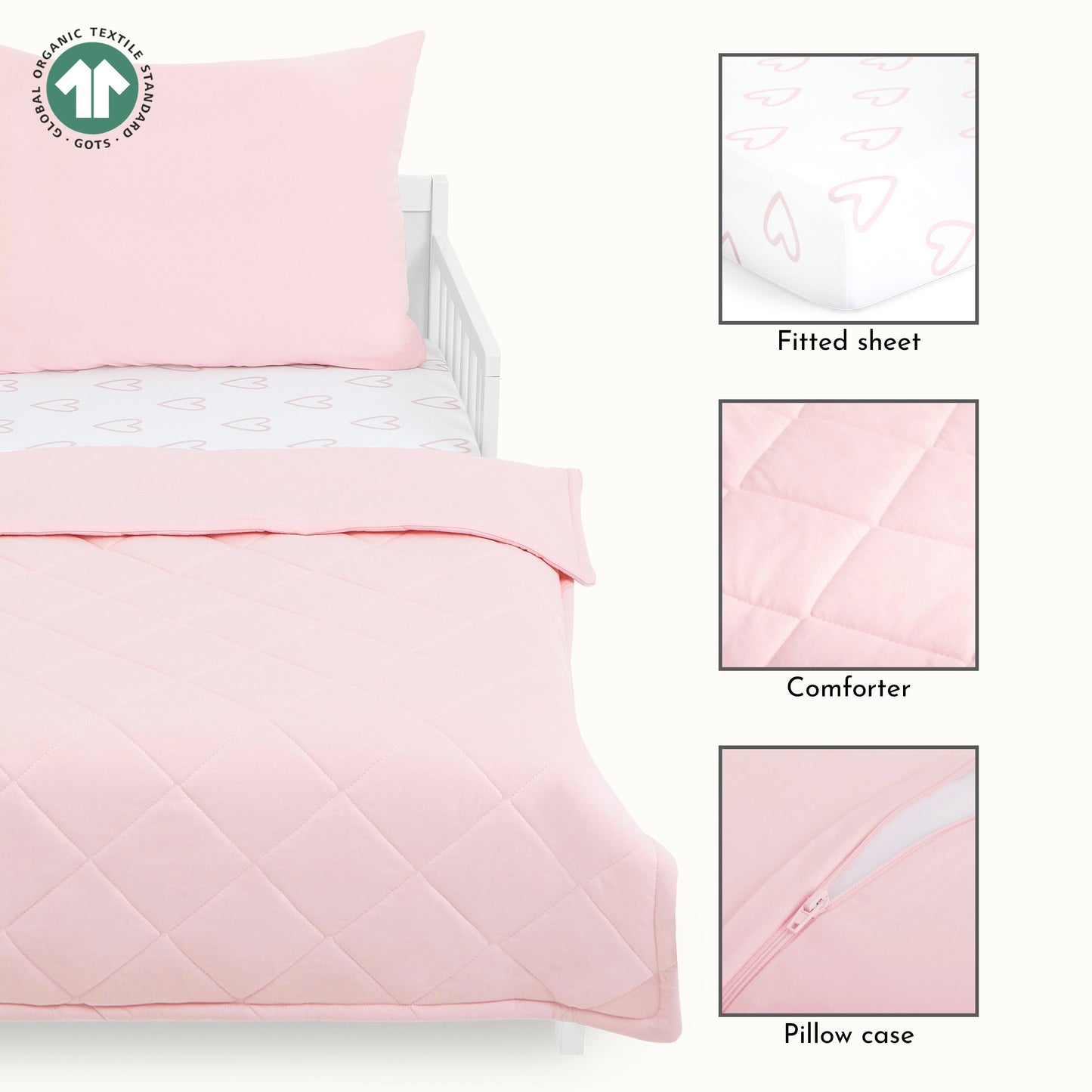 Evolur I Heart You 3 pc Toddler Set